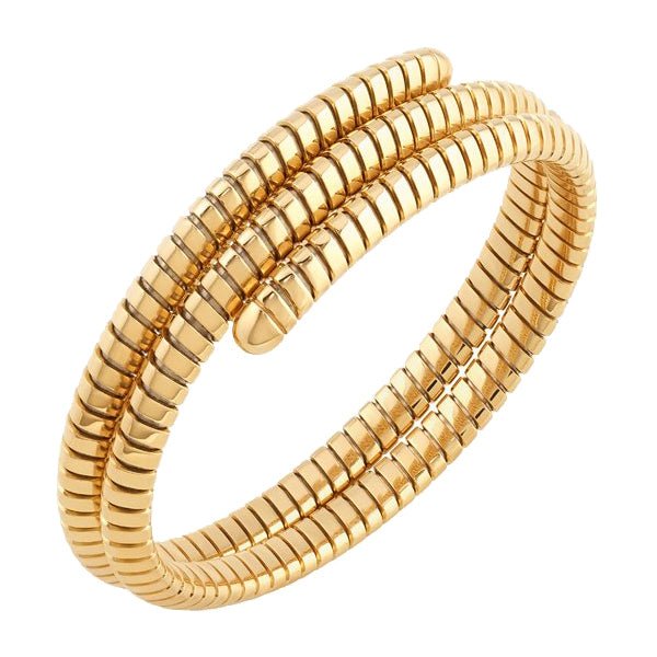 Marina B - 18k Yellow Gold Trisolina Triple Bangle