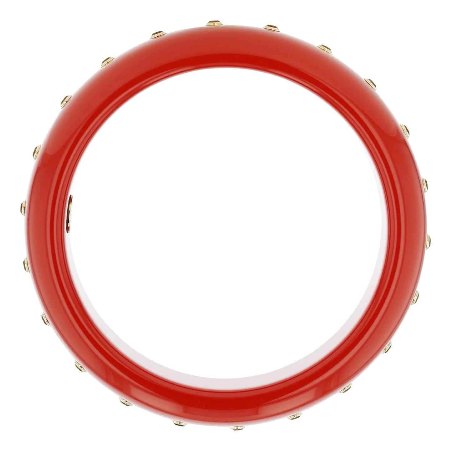 Mark Davis - Red Bakelite Citrine "Sophia" Bangle