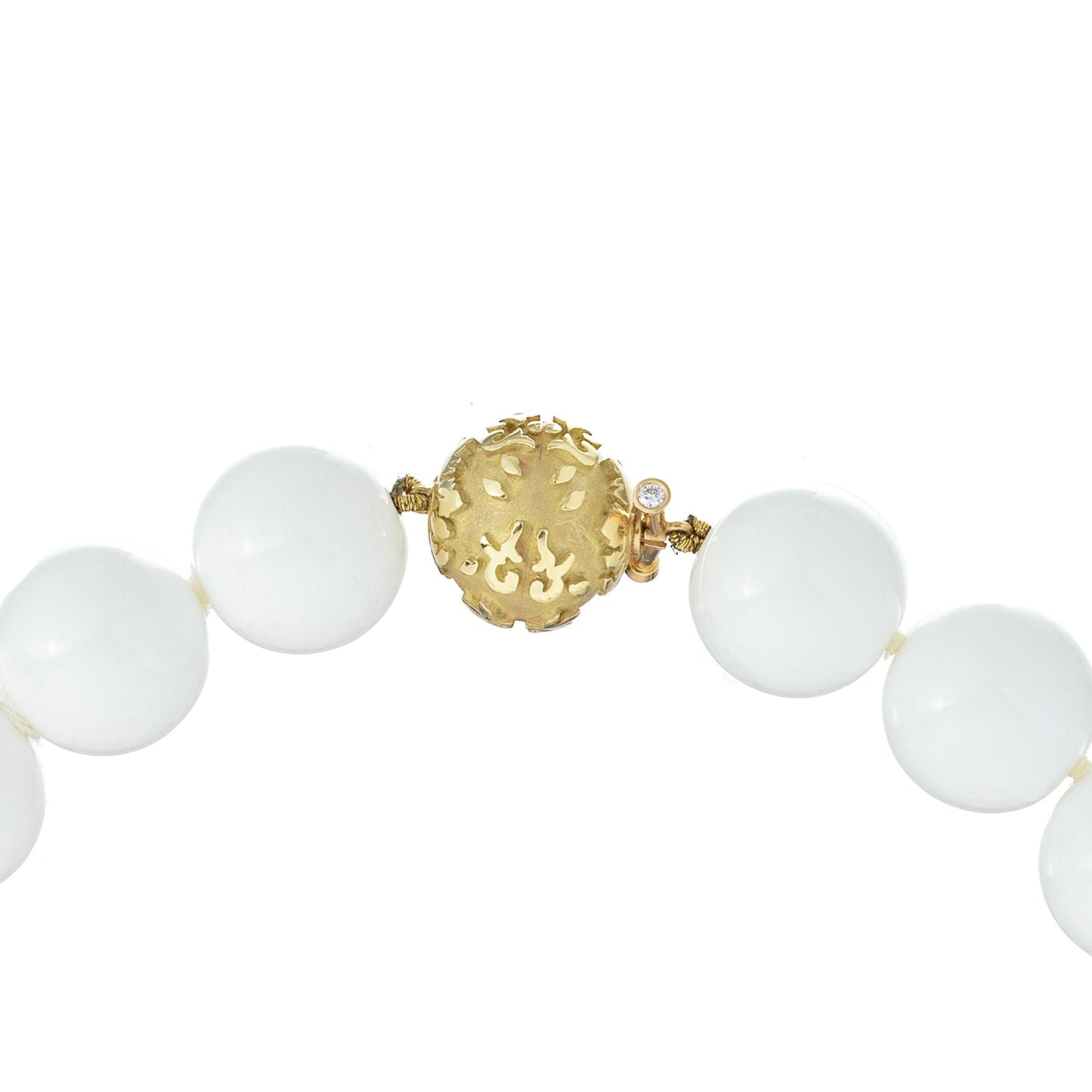 Nicholas Varney - Cocholong 18k Yellow Gold Bead Necklace