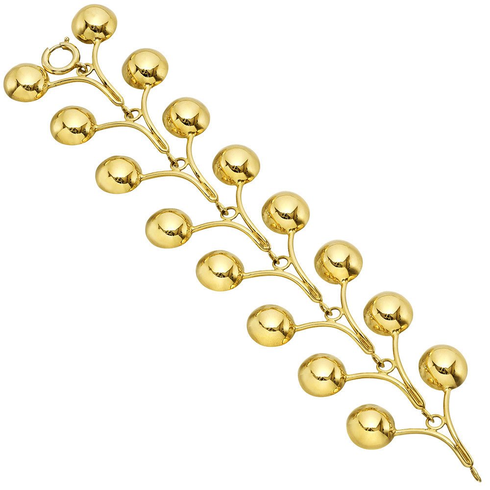 Peggy Guinness - 18k Yellow Gold Domed Link Bracelet