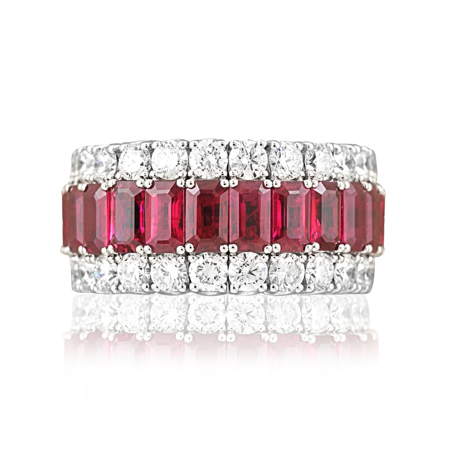Picchiotti - Ruby Diamond 3-Row Expandable Band