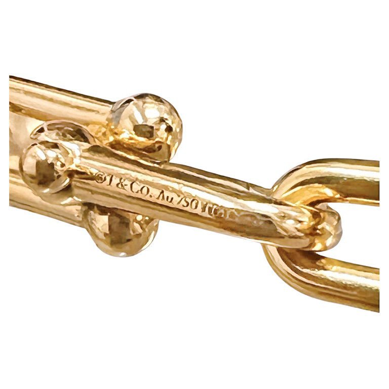 Tiffany & Co - 18k Rose Gold Hardware Link Necklace