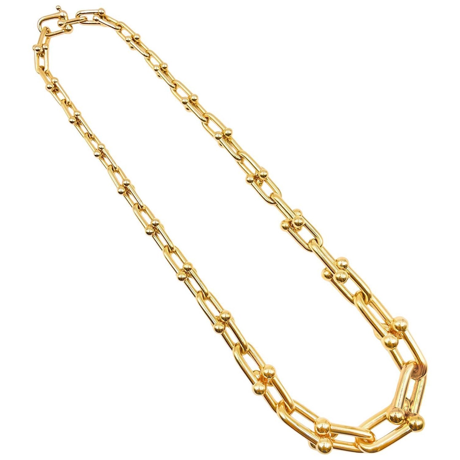 Tiffany & Co - 18k Rose Gold Hardware Link Necklace