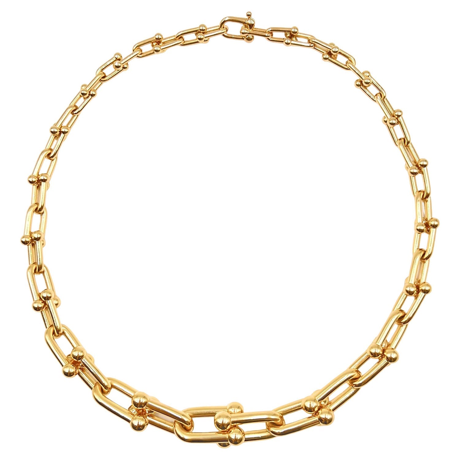 Tiffany & Co - 18k Rose Gold Hardware Link Necklace