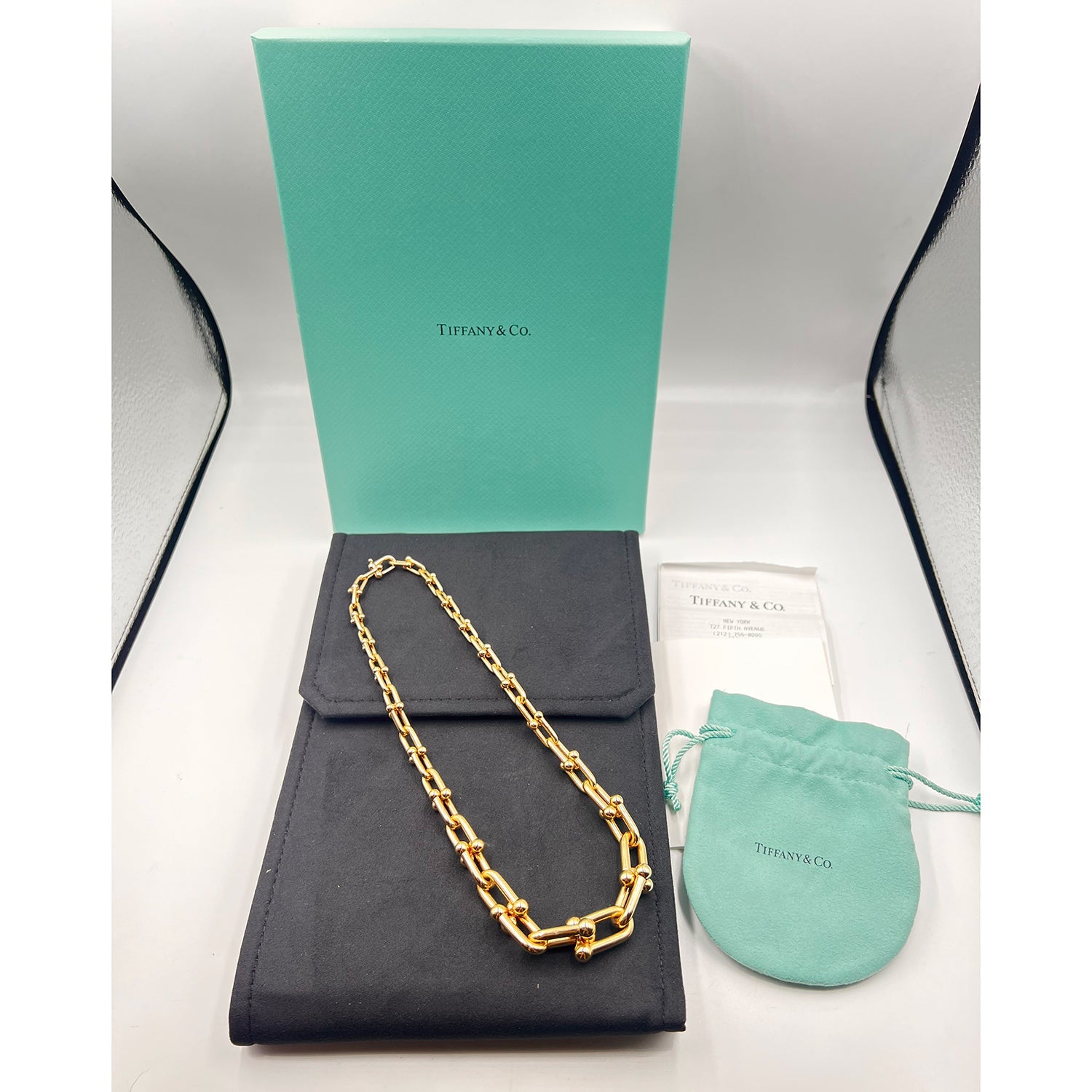 Tiffany & Co - 18k Rose Gold Hardware Link Necklace
