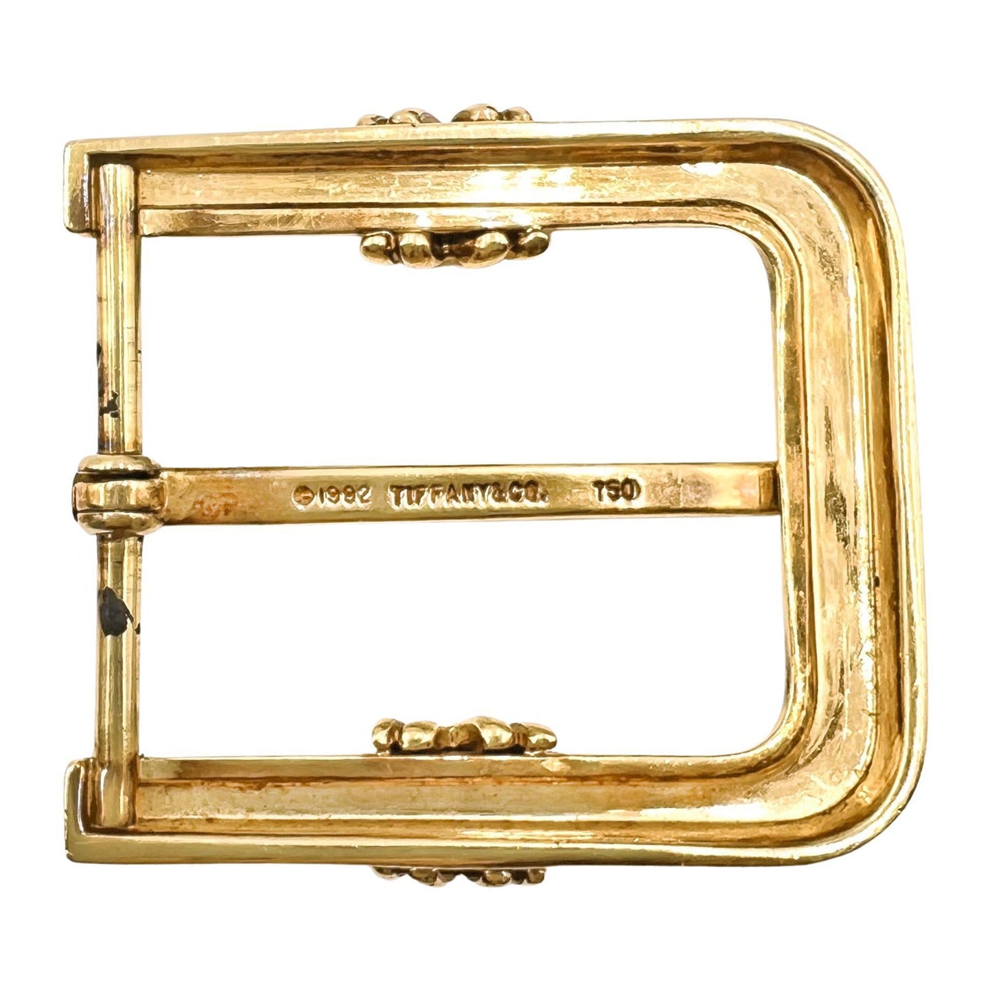 Tiffany & Co - 18k Yellow Gold Signature 'X' Belt Buckle