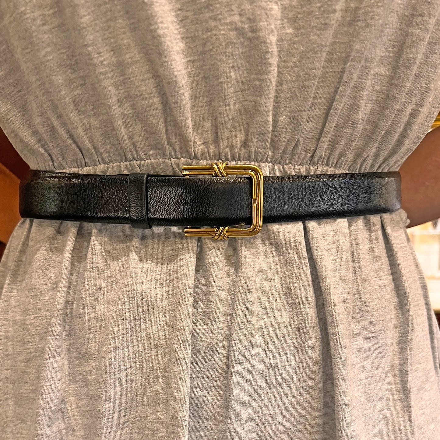 Tiffany & Co - 18k Yellow Gold Signature 'X' Belt Buckle