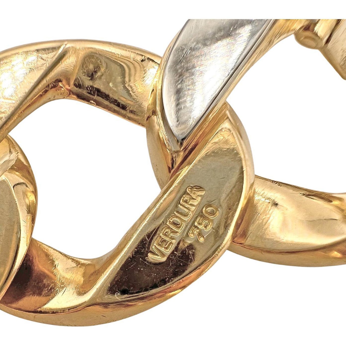 Verdura - Estate 18k Yellow Gold Curb-Link Necklace