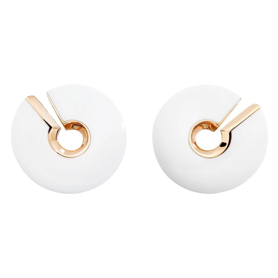 Vhernier - 18k Rose Gold Kogolong Verso Earrings