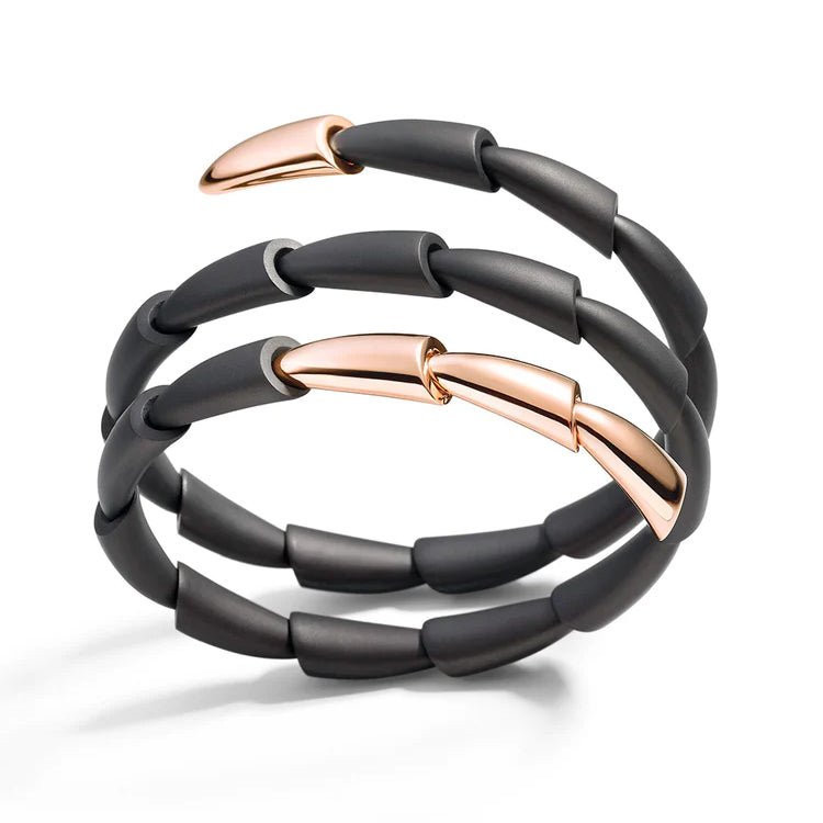 Vhernier - 18k Rose Gold Titanium Calla Whip Bracelet
