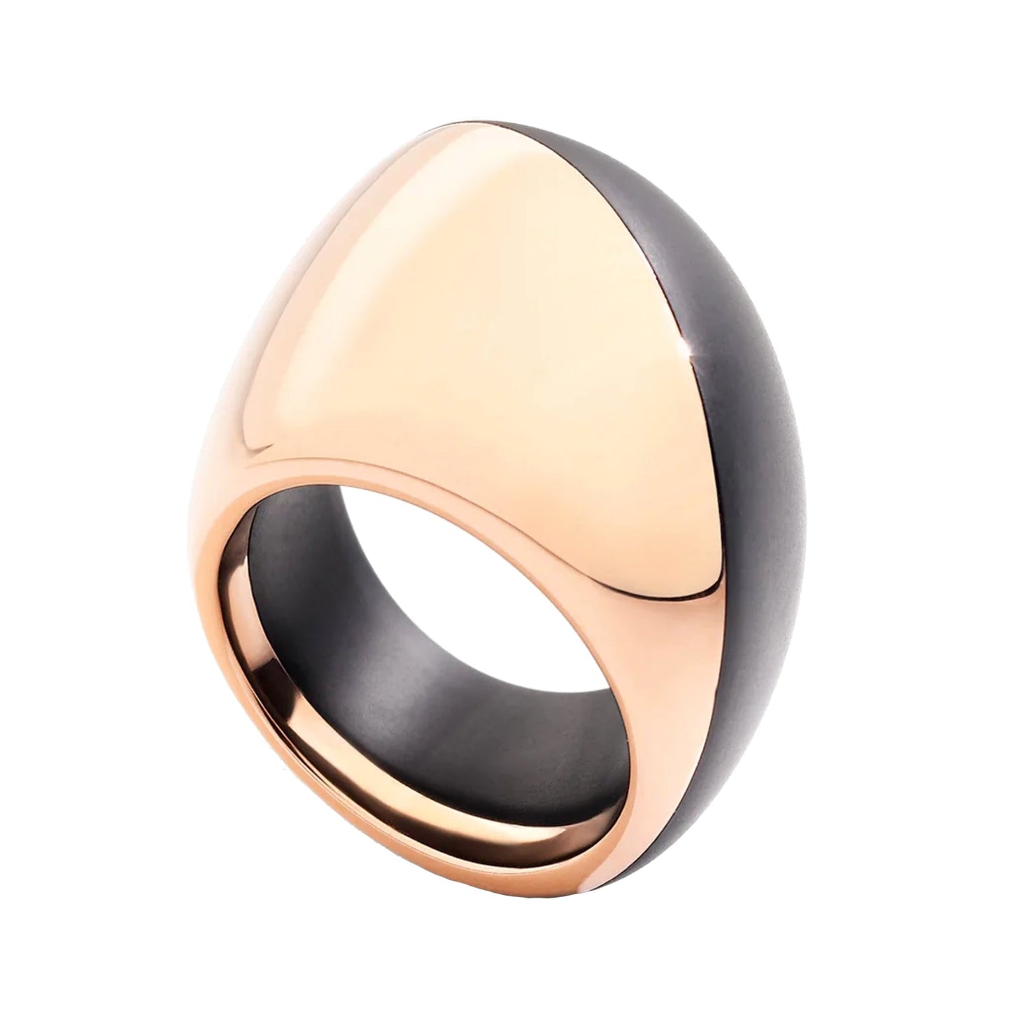 Vhernier - 18k Rose Gold Titanium Trottola Ring
