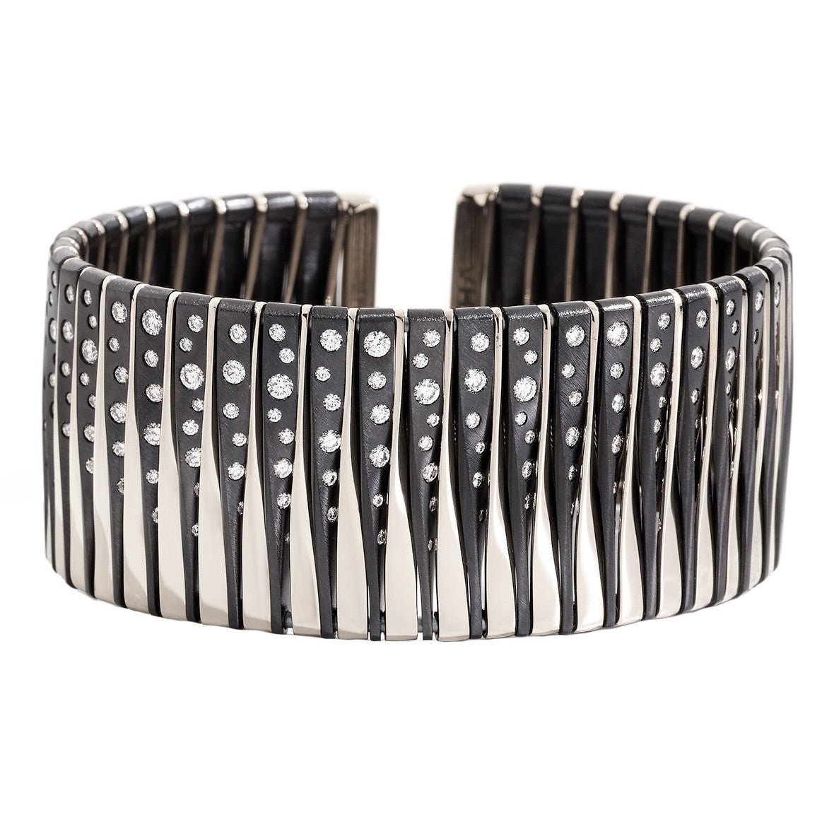 Vhernier - 18k White Gold Bronze Coucher de Soleil Cuff