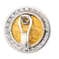 Sovereign Gold Coin Diamond Large Monete Earrings