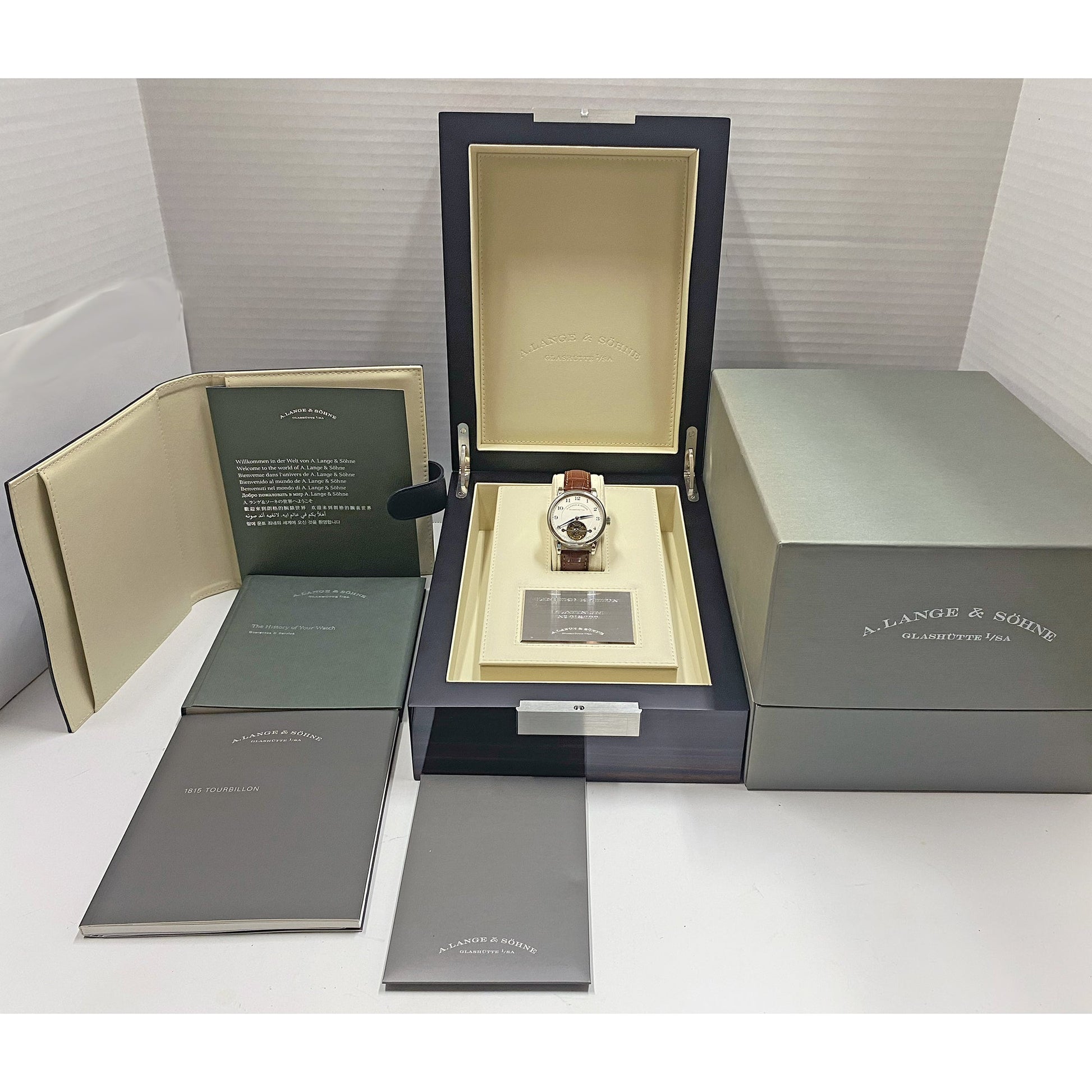 A. Lange & Sohne - 1815 Tourbillon Platinum Limited Edition Watch (730.025F)