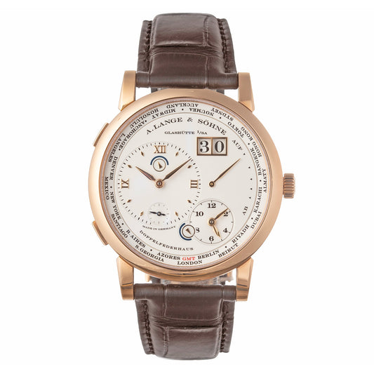 A. Lange & Sohne - Lange 1 Time Zone Pink Gold Watch (116.032)