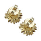 Asprey - 18k Yellow Gold Sunflower Stud Earrings