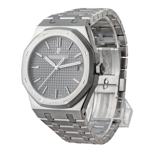 Audemars Piguet - Royal Oak 41mm Gray Dial Steel Watch (15500ST.OO.1220ST.02)