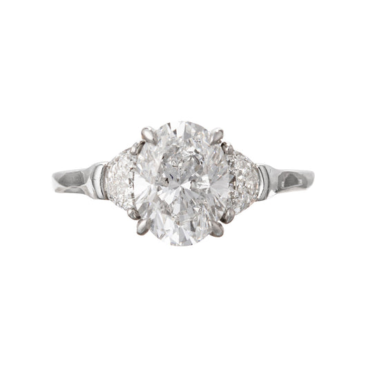 Betteridge - 1.75ct Oval Brilliant - Cut Diamond Engagement Ring
