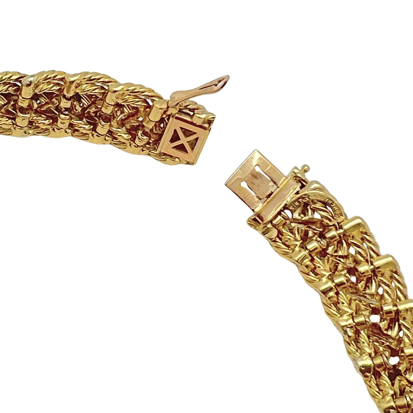 Boucheron - 1960s Ruby Sapphire Emerald Diamond Necklace