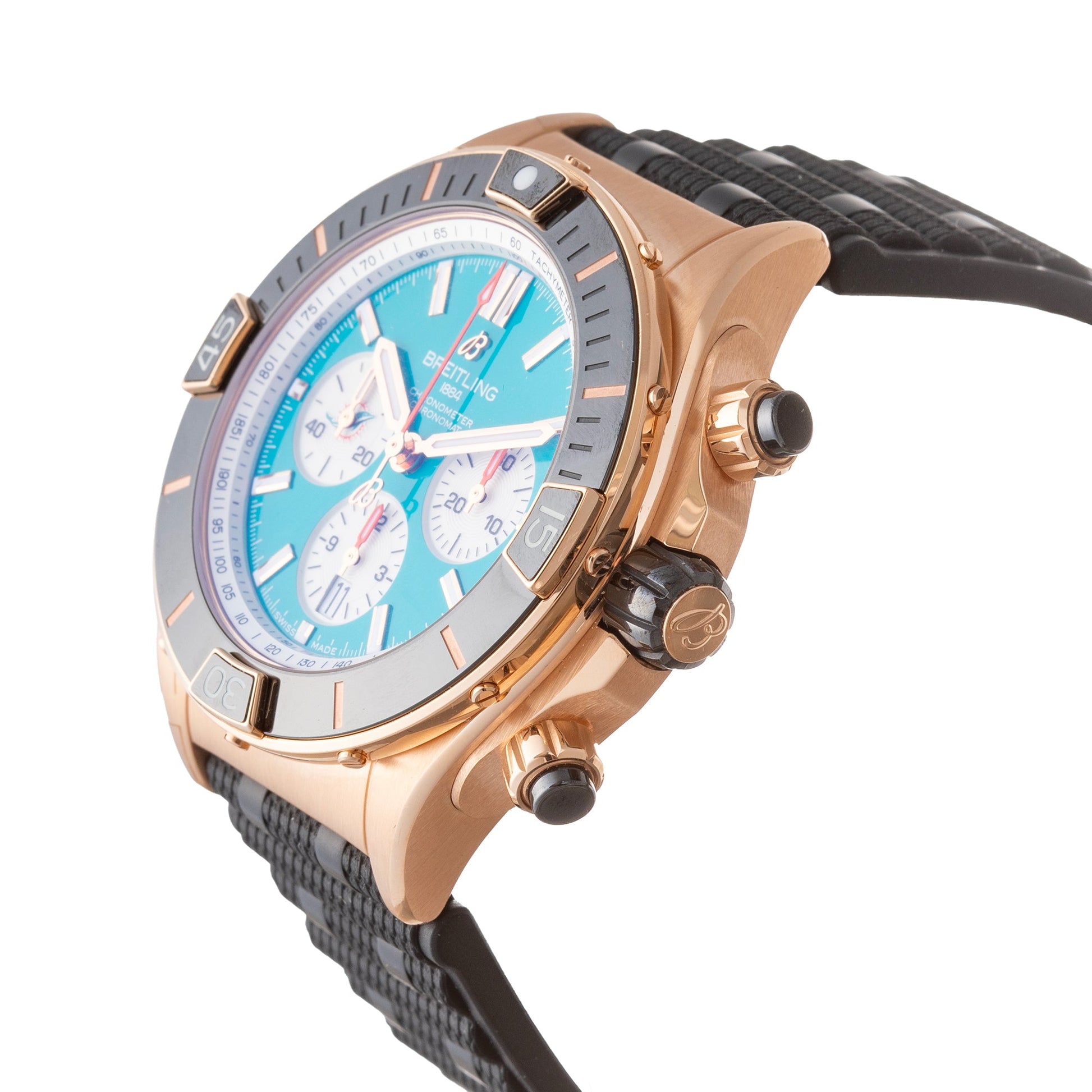 Breitling - Super Chronomat B01 NFL Miami Dolphins (RB01366A1L2S1)