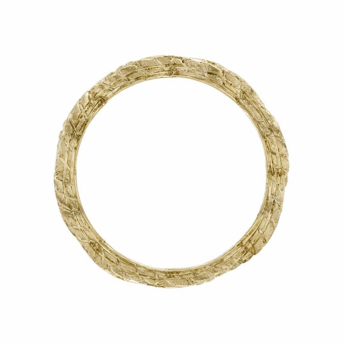 Buccellati - 18k Gold Diamond Étoilée Band Ring