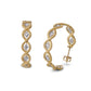 Buccellati - 18k Gold Diamond Étoilée Hoop Earrings