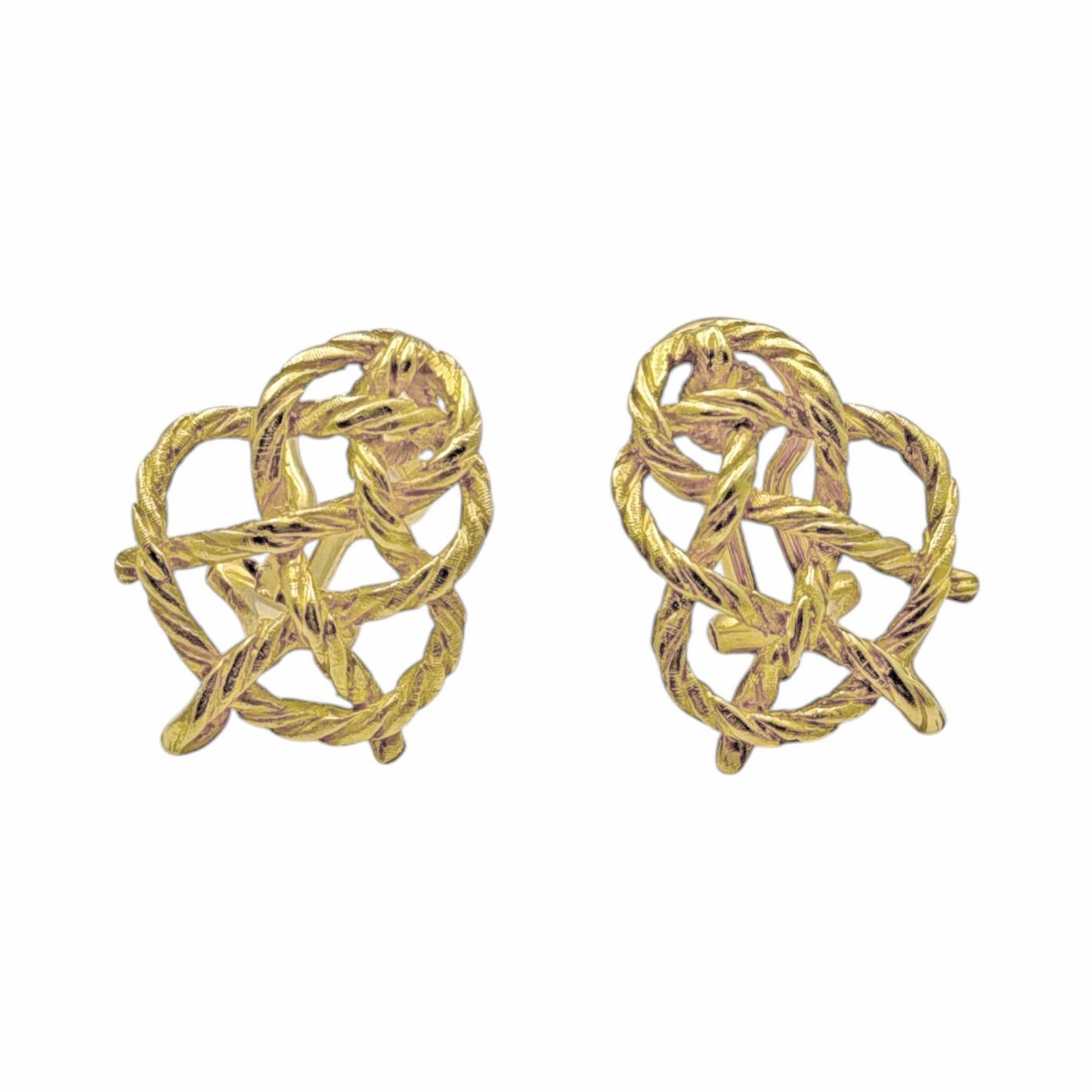Buccellati - 18k Yellow Gold Crepe de Chine Drop Earrings