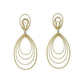 Buccellati - 18k Yellow Gold Hawaii Oval Drop Earrings