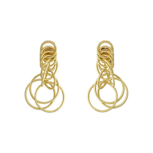 Buccellati - 18k Yellow Gold Hawaii Small Pendant Earrings
