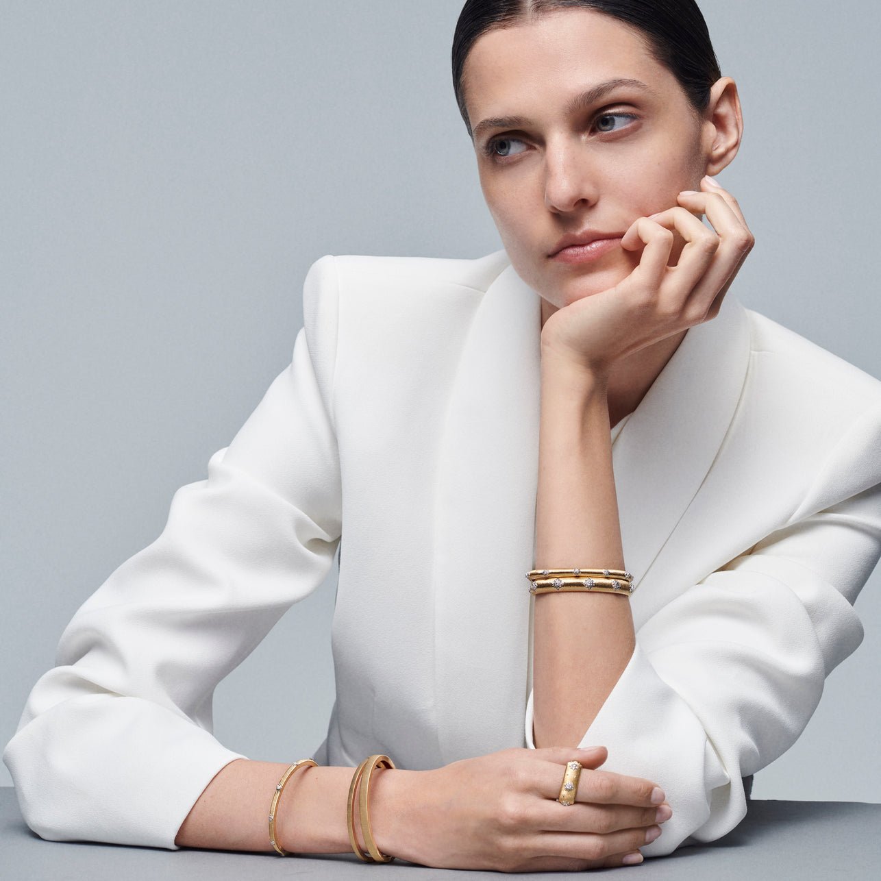Buccellati - 18k Yellow Gold Macri Bangle Bracelet