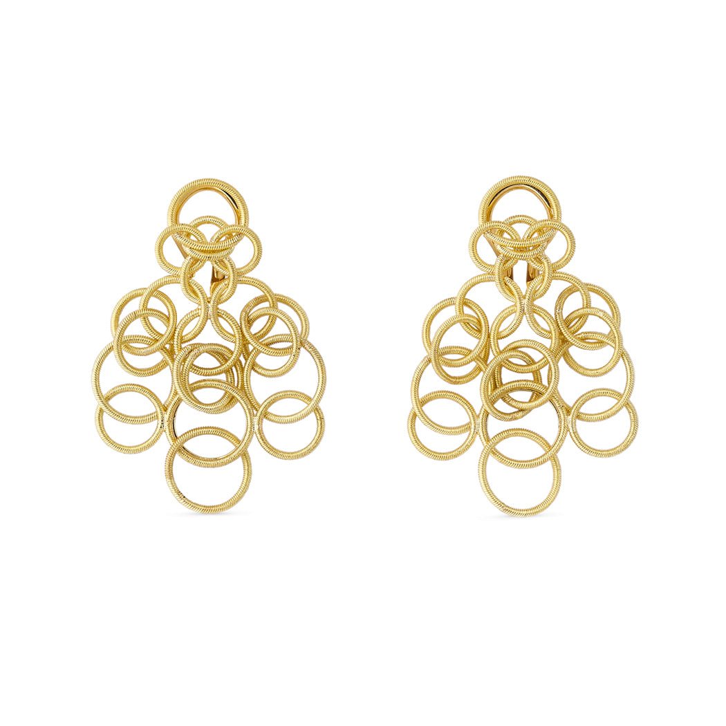 Buccellati - 18k Yellow Gold Small Hawaii Earrings