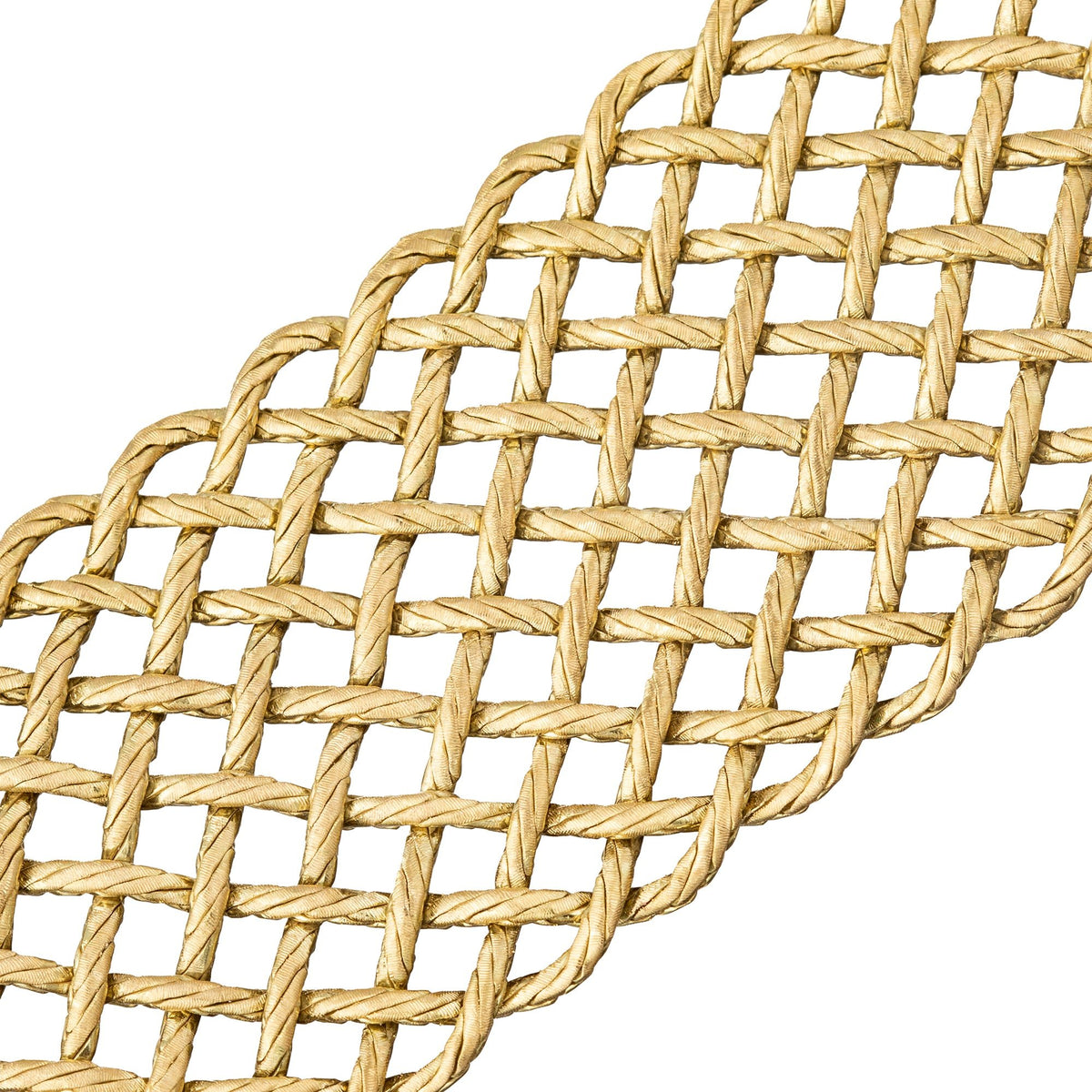Buccellati - Estate 18k Yellow Gold Crepe de Chine Wide Bracelet