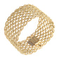 Buccellati - Estate 18k Yellow Gold Crepe de Chine Wide Bracelet