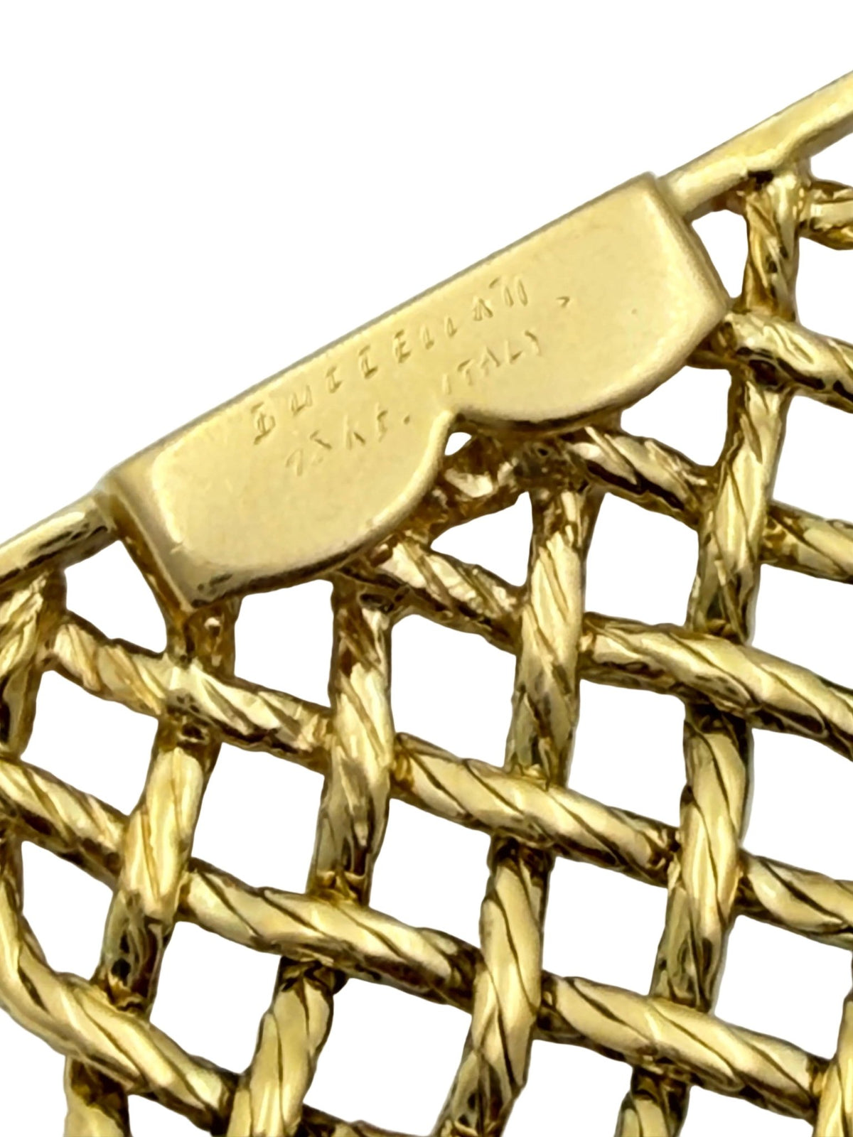 Buccellati - Estate 18k Yellow Gold Crepe de Chine Wide Bracelet