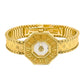Estate 18k Yellow Gold Oktachron Bracelet Watch
