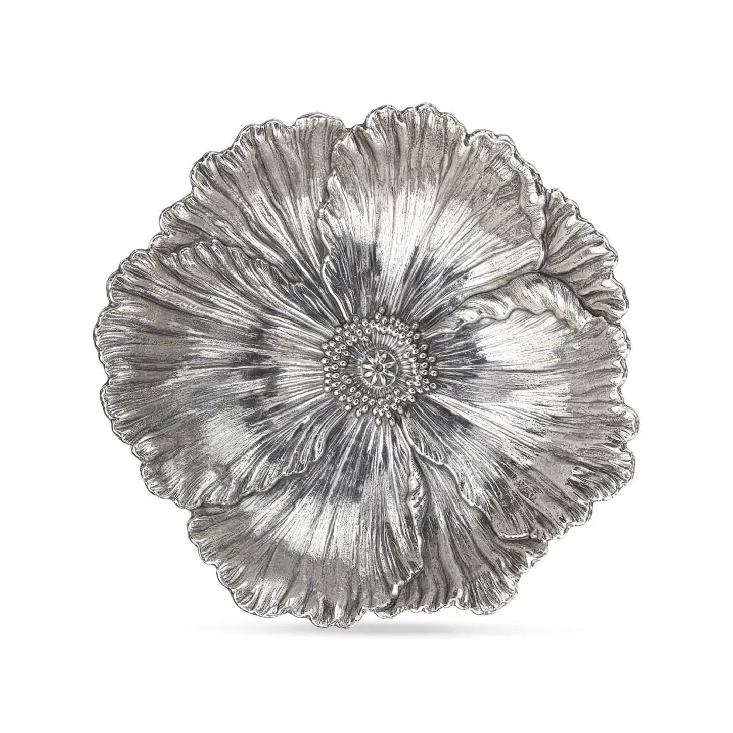 Buccellati - Large Silver Poppy Flower Dish