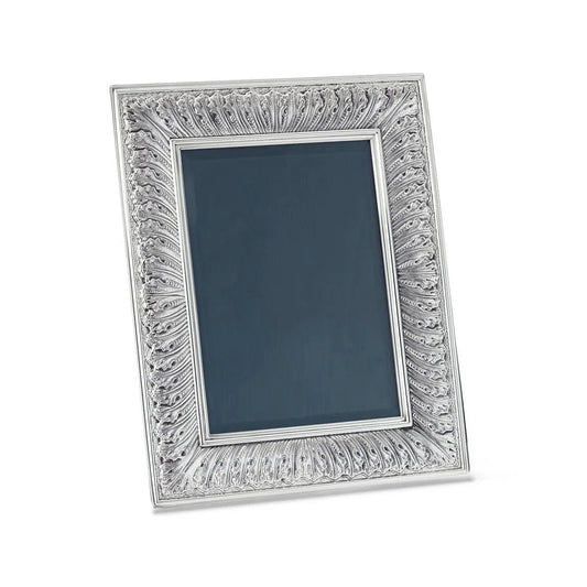 Buccellati - Large Silver Rouche Linenfold Picture Frame