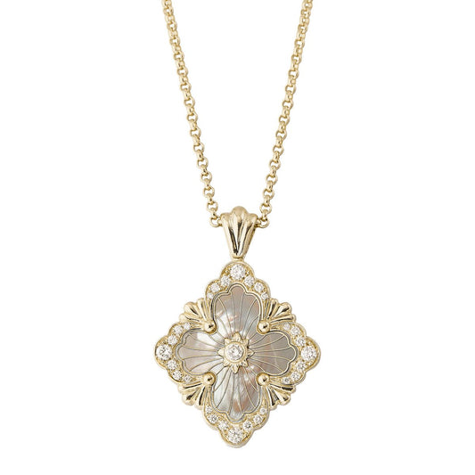 Buccellati - Mother - of - Pearl Diamond Opera Tulle Pendant