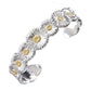Buccellati - Silver Vermeil Daisy Thin Cuff Bracelet