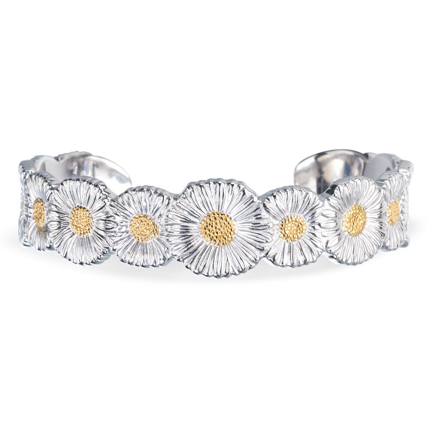 Buccellati - Silver Vermeil Daisy Thin Cuff Bracelet