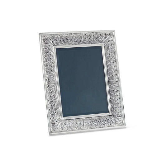 Buccellati - Small Silver Rouche Linenfold Picture Frame
