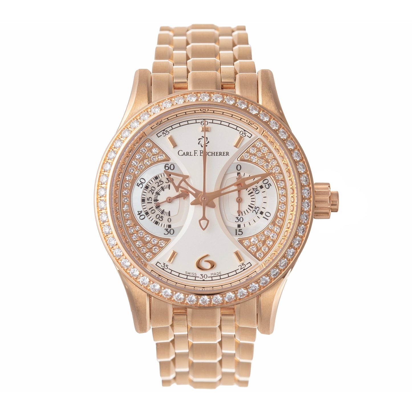 Bucherer - Ladies' Manero Chronograph Rose Gold (10904.03)