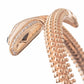 Bvlgari - 18k Rose Gold Diamond Serpenti Bangle Bracelet