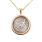 Bvlgari - 18k Rose Gold "Monete" Ancient Coin Pendant Necklace