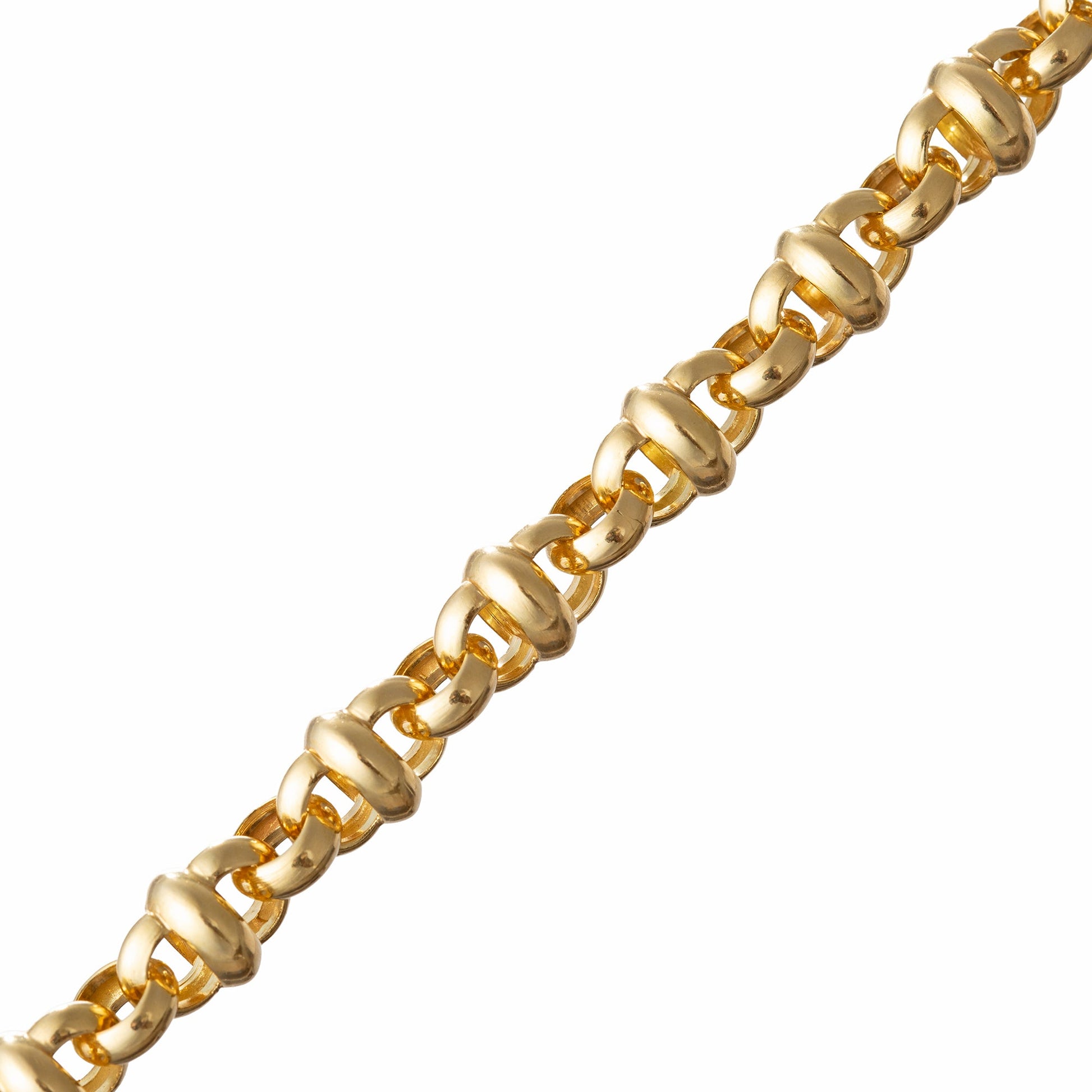 Bvlgari - 18k Yellow Gold Circular Link Bracelet