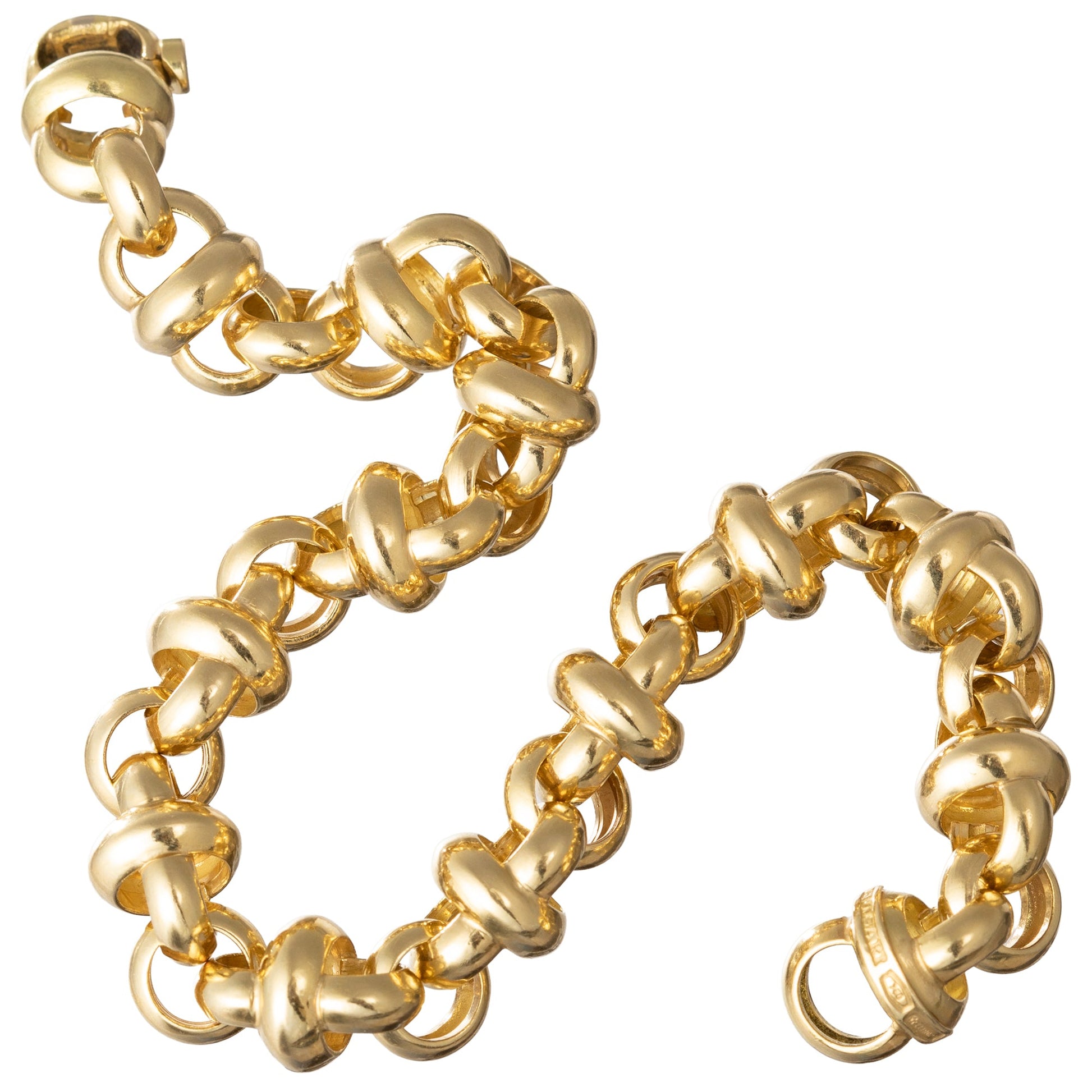 Bvlgari - 18k Yellow Gold Circular Link Bracelet
