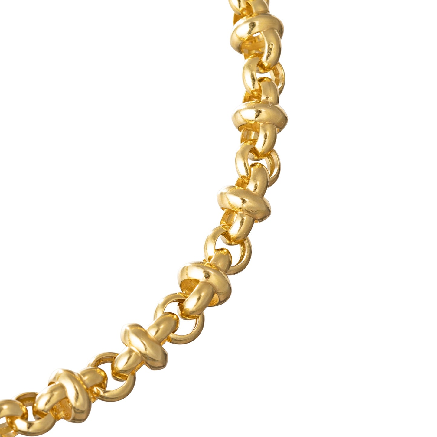 Bvlgari - 18k Yellow Gold Circular Link Necklace