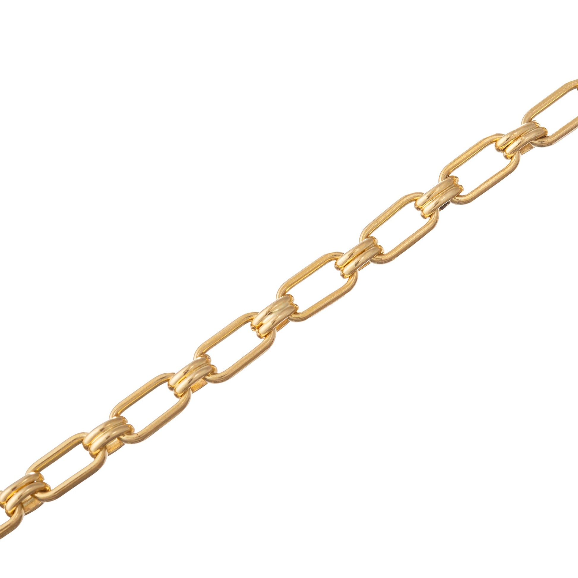 Bvlgari - 1970s 18k Yellow Gold Reversible Hardstone Chain Necklace