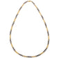 Bvlgari - 1980s 18k Yellow Gold Blackened Steel Long Chain Necklace