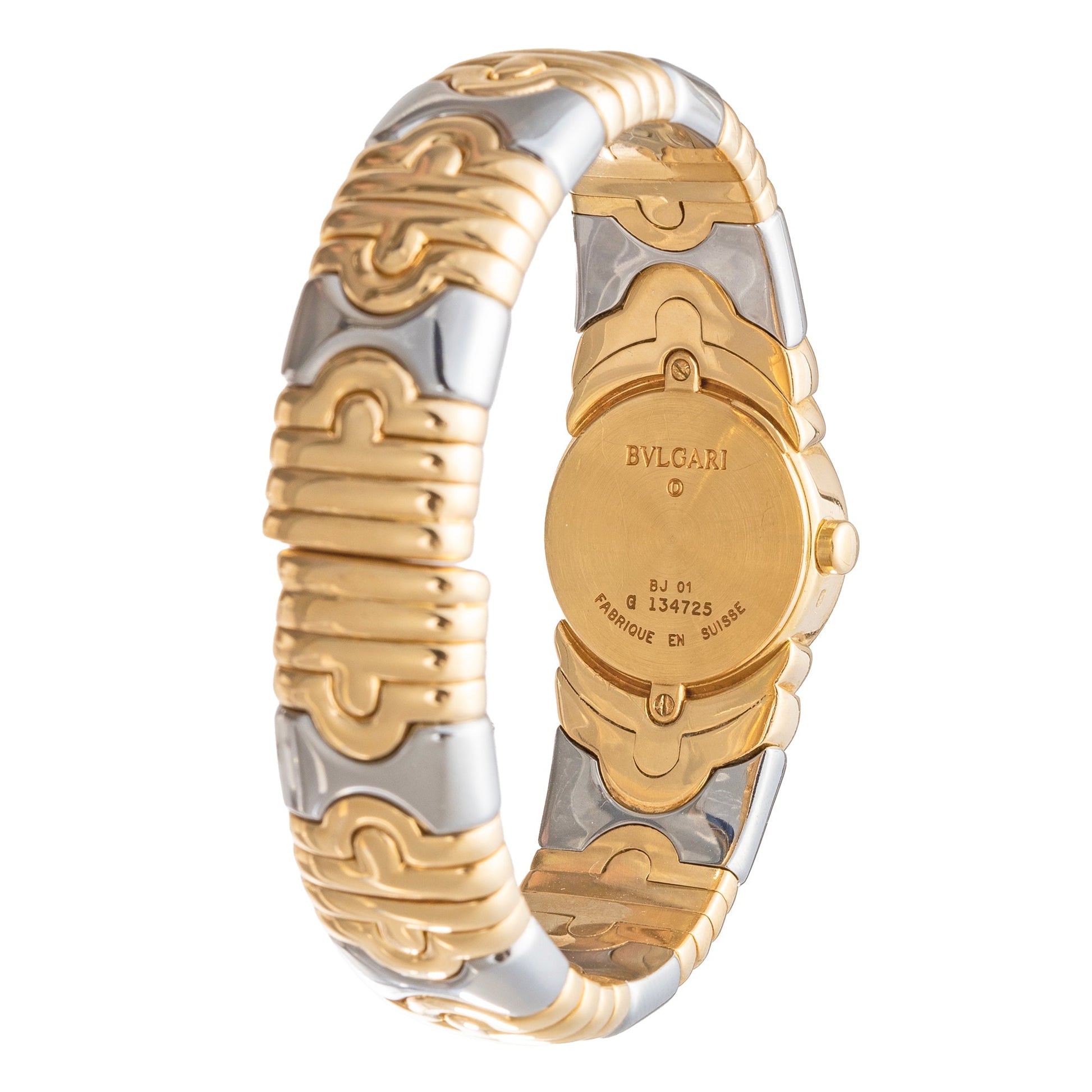 Bvlgari - Parentesi Steel Yellow Gold Bracelet Watch (BJ 01)